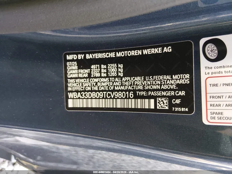 2026 BMW 430I Lot #44901484 thumbnail 9