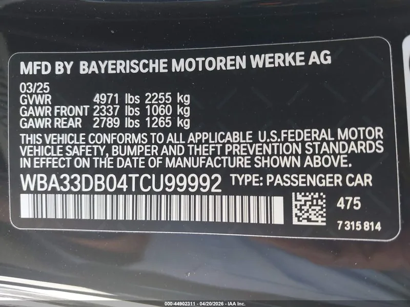 2026 BMW 430I Lot #44902311 thumbnail 9