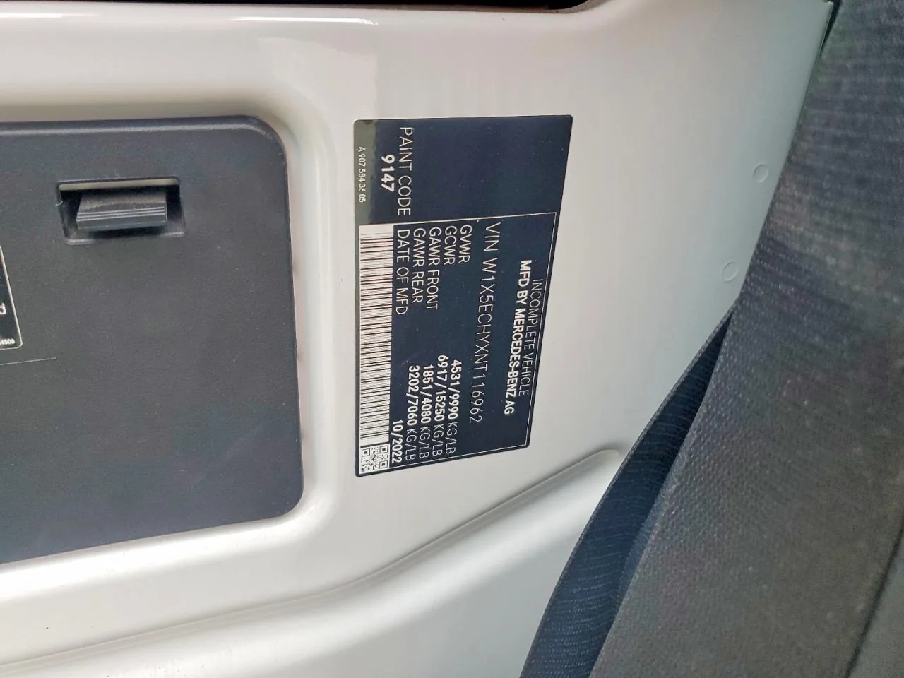 2022 Mercedes-benz SPRINTER 907 (VS30) Lot #49293606 thumbnail 8