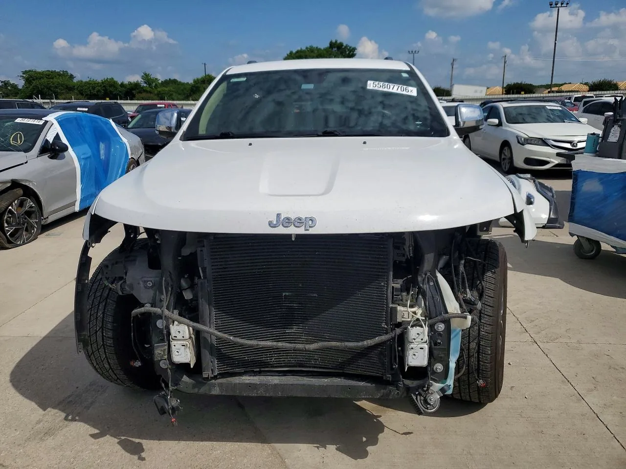 2018 Jeep GRAND CHEROKEE LIMITED Lot #55807706 thumbnail 4