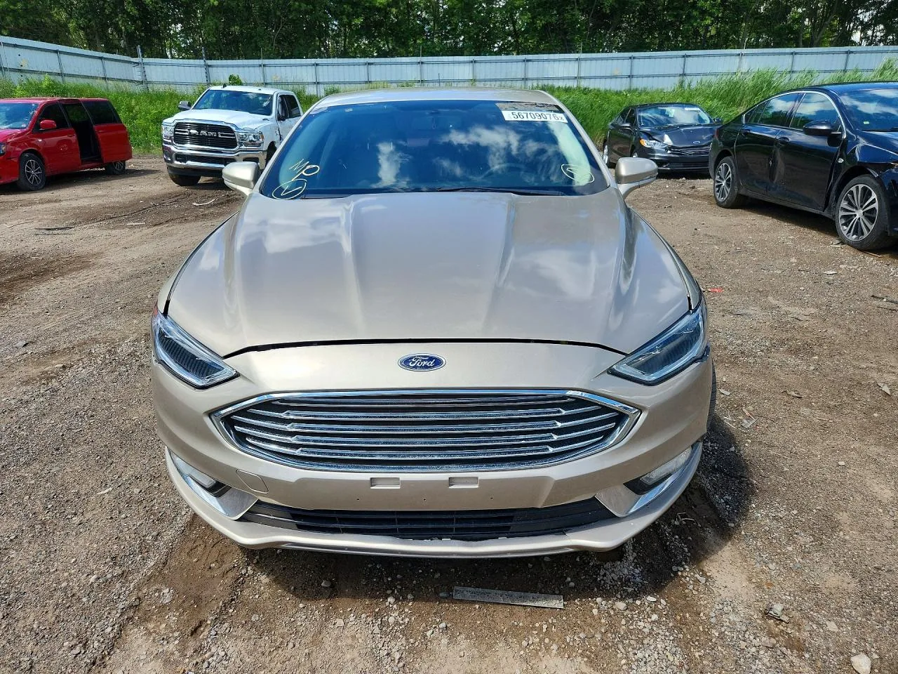 2017 Ford FUSION SE Lot #56709076 thumbnail 7