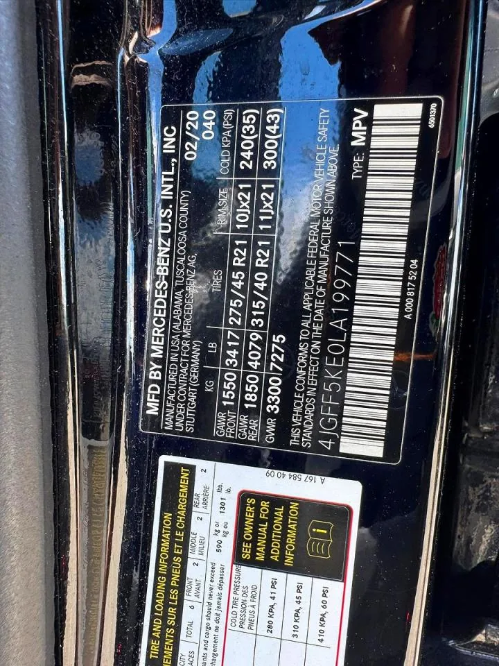 2020 Mercedes-benz GLS 450 4MATIC Lot #57241336 thumbnail 10