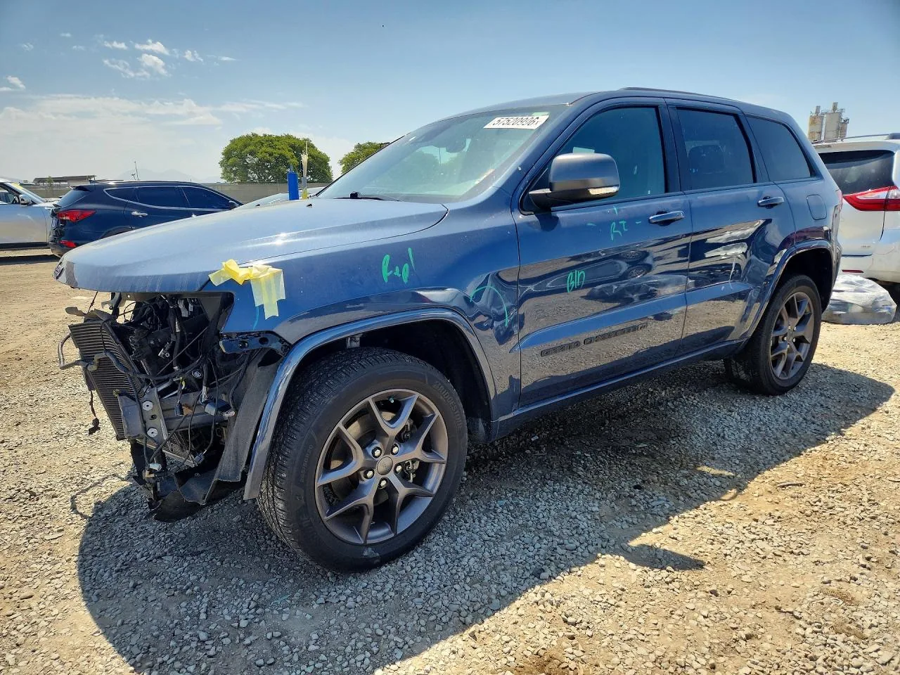 2021 Jeep GRAND CHEROKEE LIMITED Lot #57520996 thumbnail 11