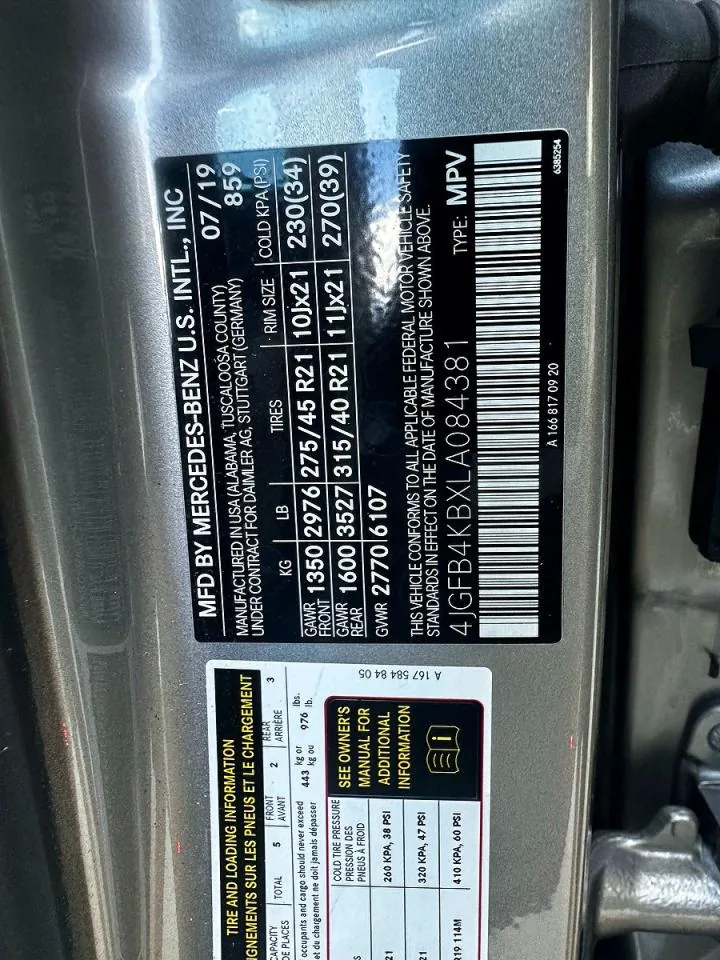 2020 Mercedes-benz GLE 350 4MATIC Lot #58093476 thumbnail 3